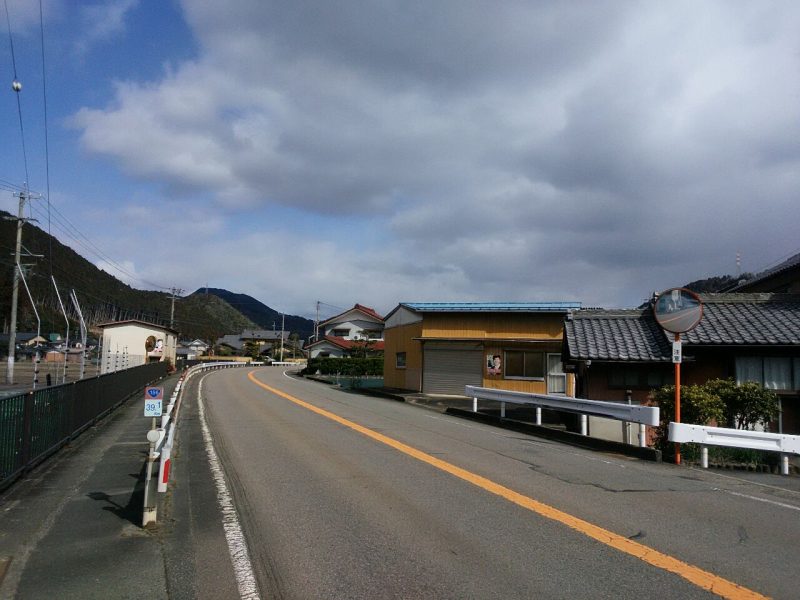 国道156号 美並町上田