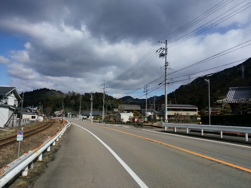 国道156号 美並町白山