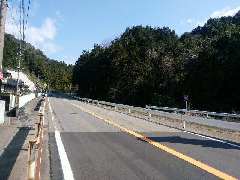 国道156号 美並町根村