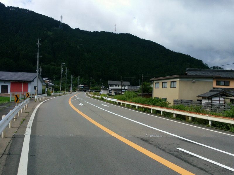 ↑3工区 美並町白山 41.20KP~41.62KP 調査範囲 420m